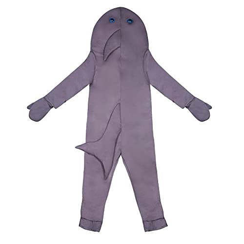 Disfraz Infantil de Tiburón con Capucha Talla M miniatura 5