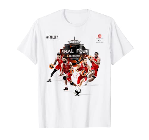 Final Four 2021 - AX Armani Exchange Milan T-Shirt, White