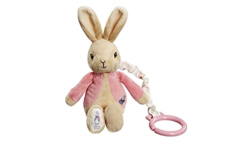 Jouet de poussette Flopsy Beatrix Potter Rainbow Designs PO1452 rose