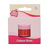  FunCakes Color Dust Cherry Red: Colorante en polvo para alimentos, para la decoración de tartas, con certificación Halal