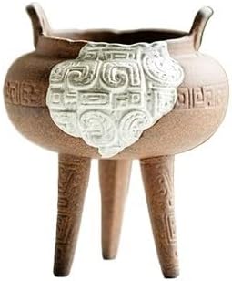 Incense Burner Home Zen Incense Holder Ceramic Incense Burner Chinese Buddhist Hall Incense Burner Creative Office Desk Decoration Incense Stick Holder