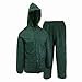 44100/M 2-Pc. Rain Suit, Green PVC, M - Quantity 10