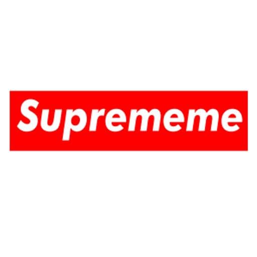 Suprememe Meme Brand Parody Vinyl Decal Sticker 4