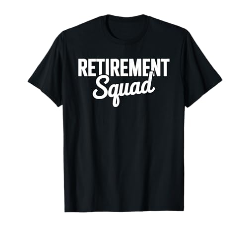 Funny Teacher Retirement Squad Matching Coworkers Staff T-Shirt