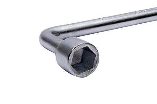 AGRICO Tata Hex L Socket Handle | Heavy-Duty Extension Wrench for DIY, Automotive & Mechanical Use | Durable Steel, Ergonomic Grip (17 x 9 x 3 cm)