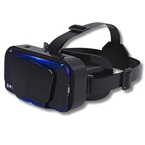 Drumstone (New with 17 Years Limited Warranty) Virtual Reality VR Headset 3D Glasses, VR Goggles for TV, Movies & Video Games, Compatibale All Smartphone