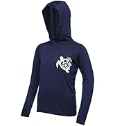 DRONIRING Kids Fishing Hoodie Sun Shirt - Boy and Girl Hooded Shirts with Thumb Hole Quick Drying...