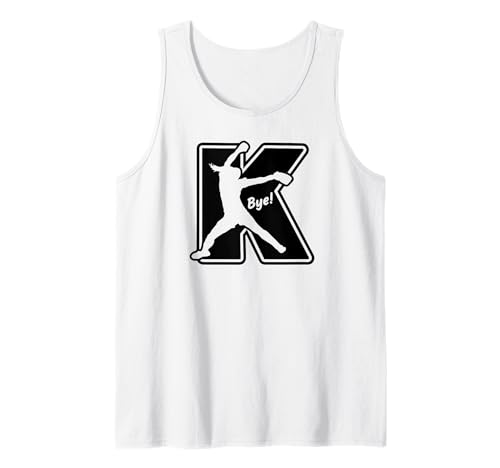 Fastpitch Softball Brocca Strikeout K Bye Funny Saying Canotta