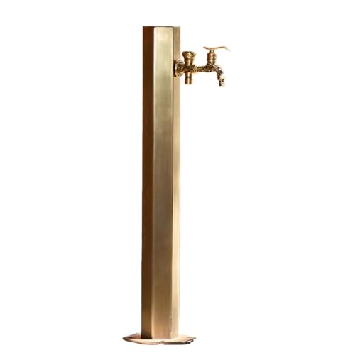 Fontaine extérieure en acier et laiton pour sublimer vos moments au jardin