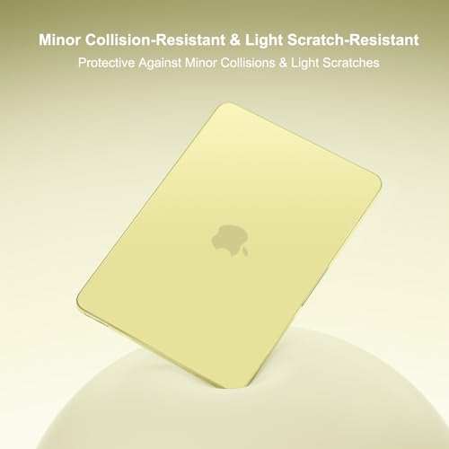 Image of MOSISO Compatible with MacBook Neo Case 13 inch 2026 Release Model A3404 with A18 Pro Chip, 4 in 1 Kit Precision Fit Crack & Scratch Resistant Protective Hard Shell Case Cover, Citrus
