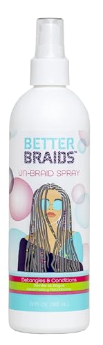 Un-Braid Spray Detangler 12 Fl Oz Pack de 2 miniatura 2