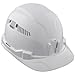 Klein Tools 60105 Hard Hat, Vented Cap Style, Padded Self-Wicking Odor-Resistant Sweatband, White