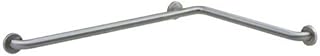 Bobrick B-5897.99 Two-Wall Tub/Shower Grab Bar 42 x 54 w/ Peened Grip