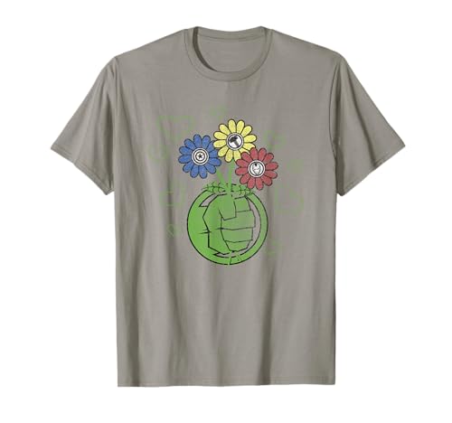 Avengers Hulk Flower Fist T-Shirt