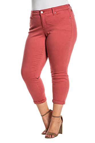 Slink - Premium Women's Plus Size Stretch Mid Rise Boyfriend Jeans (Color)3