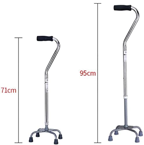 Bastones Muletas Bastón de anciano Bastón de cuatro patas Muletas ligeras Muletas Bastones retráctiles antideslizantes