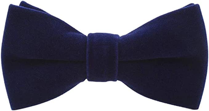 greyknot premium solid essential velvet bow tie | handmade, pre- tied and adjustable bow tie-picture-23