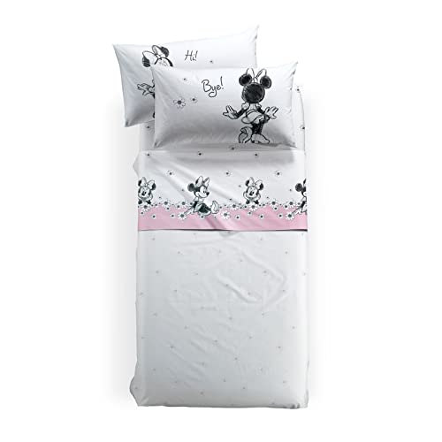 Caleffi Minnie ciao Completo Lenzuola, Cotone