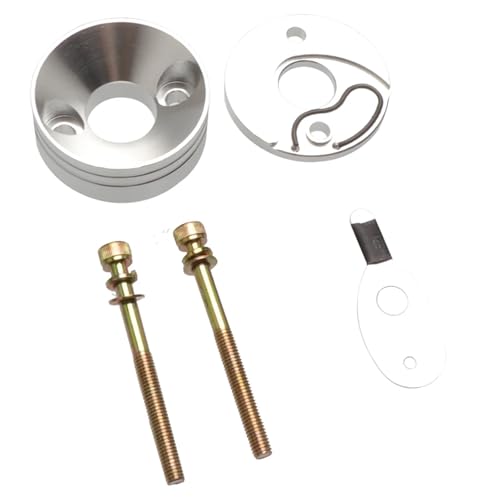 Kit de plaque d'adaptateur de filtre à air en alu argenté 15mm pour moteur 40-5