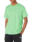 adidas originals men's adicolor essentials trefoil tee, glory mint, small