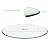 WEKEOT 24 Inch Round Glass Table Top Thick Tempered Glass Round Table Top Glass Dining Table Replacement Glass Tables for Living Room Patio Table Tops