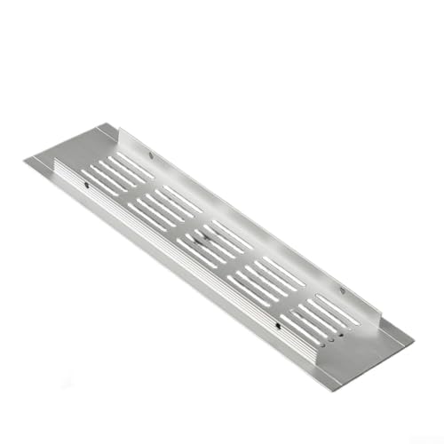 Rejilla de ventilación de metal para parte inferior de armario o marco de armario con función antideslizante para soportar la colocación a largo plazo en cualquier habitación (C)