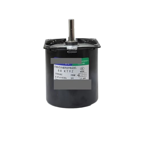 Motor síncrono 68KTYZ reversible de 220V con control de giro suave a 2.5rpm