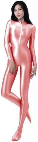 [AMORESY] アモレシー 公式 Celestia シリーズ フロントジップ キャットスーツ 全身タイツ 上下一体型 詳細画像1