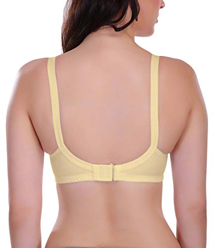 Image of Eve's Beauty Women's Cotton Non Padded Wire Free Full Coverage Bra