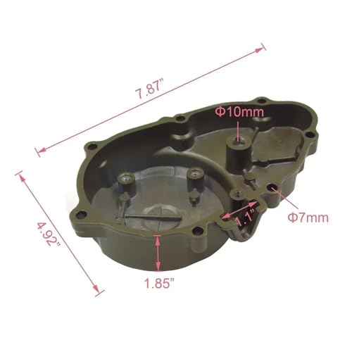 Couvercle carter stator gauche finition or CBR400 NC23 - 5