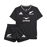 adidas Unisex Baby Ab Minikit Sportanzug, schwarz/weiß, 24 Meses