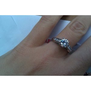 Solid 925 Sterling Silver Engagement Ring Solitaire Round CZ Cubic Zirconia 1.5ct2