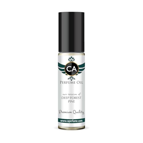 CA Perfume Originals Deep Forest Pine Unisex Fragrance Oil Woody Chypre Scent Long Lasting Perfumes for Women &amp; Men Travel Size TSA Ready Mini Parfum Body Oil Roll-on 0.33 Fl Oz 10ml