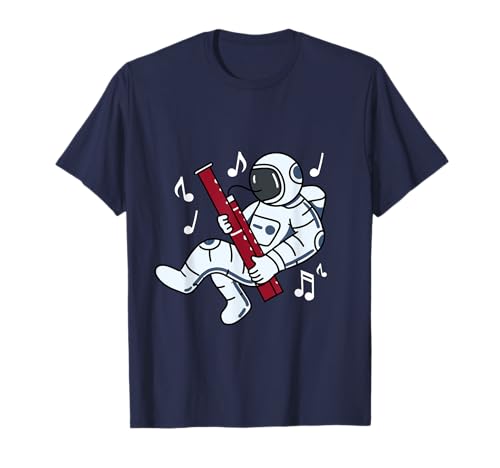 Astronaute Jouant Du Basson T-Shirt