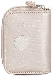 Kipling Tops Billetera Pequeña, Metallic Glow (Plata)