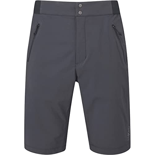 Short Ascendor Light Rab homme gris XL idéal pour le trekking