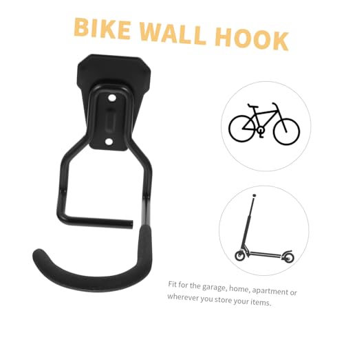 Crochets muraux pour vélo solides en métal | Support de rangement VTT et route garage