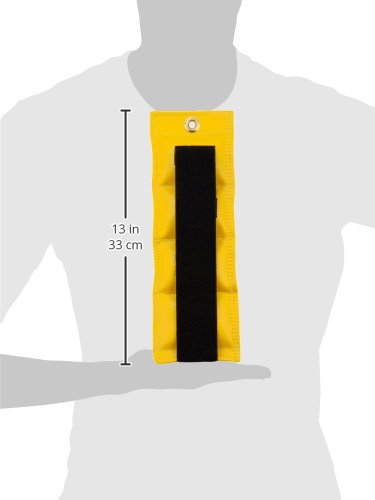 Poids pour poignet 1kg lesté jaune exercice physique et kinésithérapie