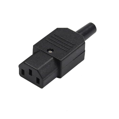 Image of MX IEC C13 AutoLock Power Connectors - 10A, 250V | Female Computer Plug with Secure Lock | Heavy-Duty Power Socket for Servers, Monitors, PCs - Pack of 10