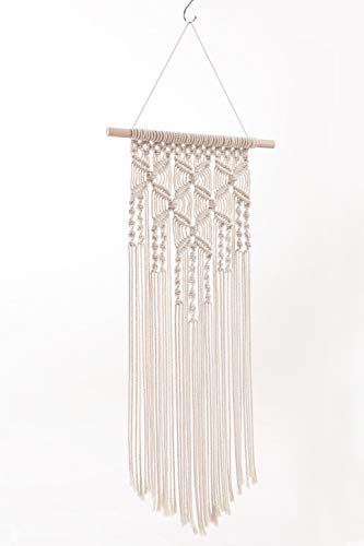 Dahey 2 Pcs Macrame Wall Hanging Decor Woven Wall Art Macrame Tapestry Boho Chic Home Decoration For Apartment Bedroom Nursery Gallery,13" W×27" L And 13''W×29" L #TOP3