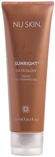 Sunright Insta Glow Self Tanner Gel | 4.2 oz | Summer Tan | Face & Body Bronzer | Beauty & Skin Care | Vitamin E & Avocado Oil & Amino Acids