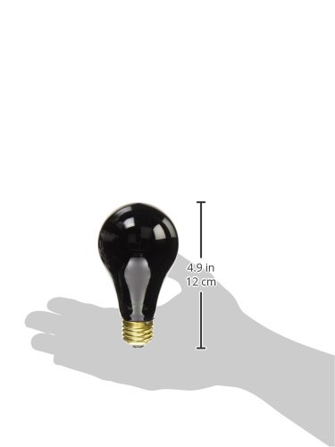 Zilla Reptile Terrarium Incandescent Heat Bulb, Night Black, 75 Watts - Image 6