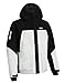 Pioneer Camp Herren Wasserdicht Skijacke Winddicht Snowboardjacke Warm Outdoor Winterjacke mit Kapuze Schwarz und Weiß M