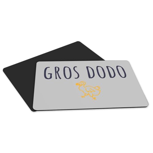 Sets de table gris en caoutchouc lot de 4 grand format - 5
