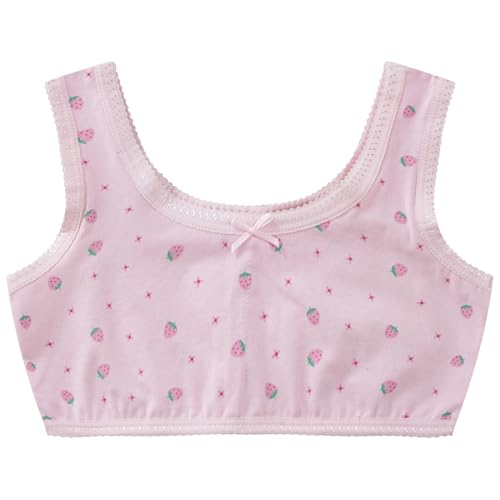 Girls Cotton Cropped Training Bra for Girls Seamless Cami Bralettes for Girls 7-14 Years3