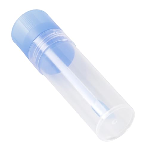 Enwye 10 Stück 15 ml Probenbecher mit Löffel Stuhlprobenröhrchen für die Hunde-/Katzenkotsammlung - Ideales Testset für Haustiere