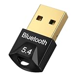 Conexión Multidispositivo Simultánea: Este usb bluetooth pc permite conectar hasta 7 dispositivos al mismo tiempo. Ideal para usar simultáneamente auriculares, ratones, teclados y altavoces sin interferencias en tu espacio de trabajo.