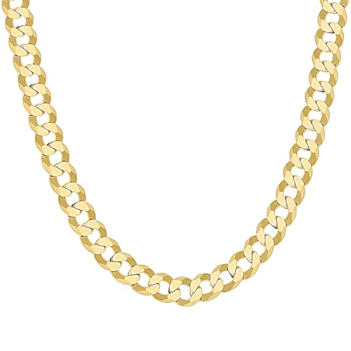 Chaîne gourmette argent 925 massif jaune collier luxe extra plat