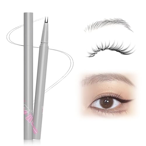 Double Tip Lower Eyelash Pencil, 2024 Upgrade 3D Waterproof Liqui...