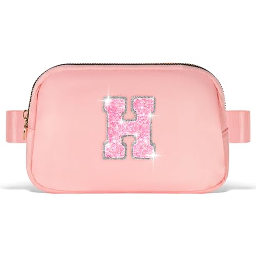 Image of Uygafly Gift for Teen Girls Kids Daughter Her - Birthday Gifts for 3 4 5 6 7 8 9 10 11 12 13 Year Old Girls,Fanny Pack Crossbody Bag Purse Belt Bag Cute Trendy Stuff | Peach,H